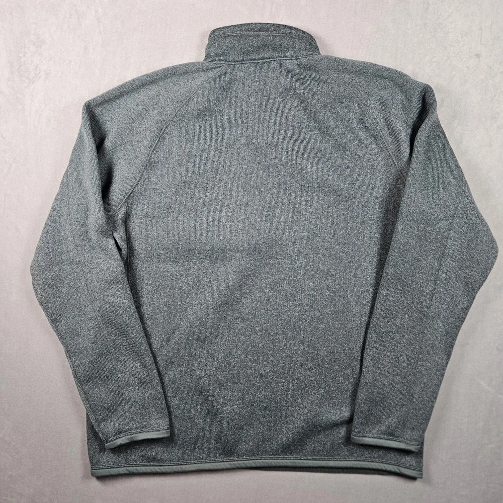Patagonia Better Sweater Mens XL Blue/Gray 1/4 Zip Fleece Outdoor Hiking Travel